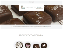 Tablet Screenshot of cocoanouveau.com